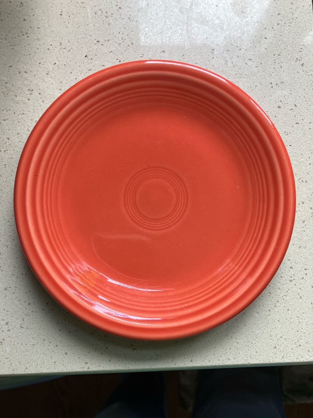 Set of 2 Fiestaware Persimmon small plates 7”